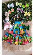 Vestido Infantil E Juvenil Lala Modinha Menina