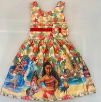 Vestido Infantil Elegance Moana