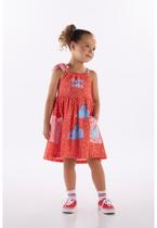 Vestido Infantil em Algodão Três e Já Vestido Infantil em Algodão Três e Já