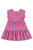 Vestido infantil em algodão verão malwee kids patrulha canina 1-2-3-4-6-8