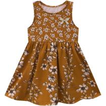 Vestido Infantil em Cotton Flores MILON