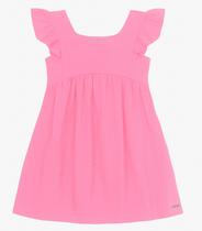 Vestido Infantil em Cotton Glitter Trick Nick Rosa Vestido Infantil em Cotton Glitter Trick Nick Rosa