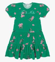 Vestido Infantil Em Cotton Leve Trick Nick Verde