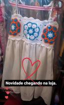 Vestido infantil em Croche