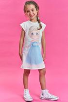 Vestido Infantil em Fly Tech Off White Elza Kukiê