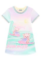 Vestido Infantil em Fly Tech Ursinhos Hello Summer - Kukiê