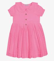 Vestido Infantil Em Laise Trick Nick Rosa