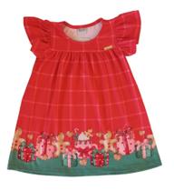 Vestido Infantil em malha modal sublimadoTileeSul Vestido Infantil em malha modal sublimadoTileeSul