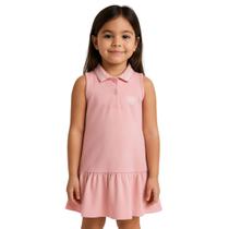 Vestido Infantil em Malhão com Gola Retrô Trick Nick Meninas