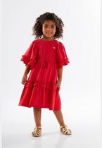 Vestido Infantil em Meia Malha com Babados Up Baby Vestido Infantil em Meia Malha com Babados Up Baby