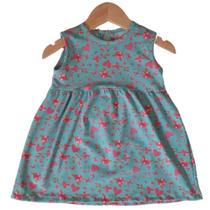 Vestido infantil em suplex - Primavera/Verão
