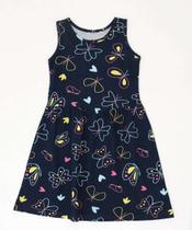 Vestido Infantil Estampa Borboletas Marisa Tam 1 a 3-20050