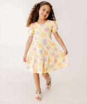 Vestido Infantil Estampa Flores Marisa Tam 4 a 10-24065 Vestido Infantil Estampa Flores Marisa Tam 4 a 10-24065