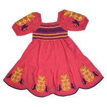 Vestido Infantil Estampa Nanai Menina alegre