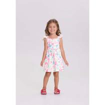 Vestido Infantil Estampado Malha Nikko Alakazoo Ref. 46595