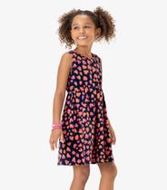 Vestido Infantil Estampado Rovi Kids Azul