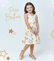 Vestido infantil estampado tamanho 2 anos