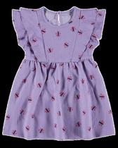 Vestido infantil evasê em viscolinho malwee p