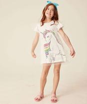 Vestido Infantil Fantasia Tule Unicórniio Marisa Tam 4-61083 Vestido Infantil Fantasia Tule Unicórniio Marisa Tam 4-61083