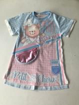 Vestido infantil feminino azul the best bakery TAM: 2,3,4,6 anos