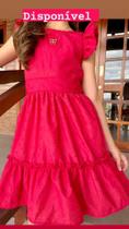 Vestido infantil feminino Cambraia veste 10 A 12 anos Vestido infantil feminino Cambraia veste 10 A 12 anos