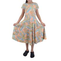 Vestido Infantil Feminino Carinhoso Folhas - 100010