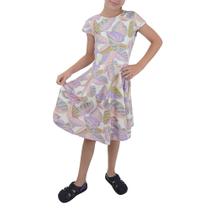 Vestido Infantil Feminino Carinhoso Folhas - 100010