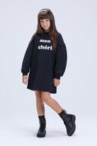 Vestido Infantil Feminino de Inverno Mon Chéri