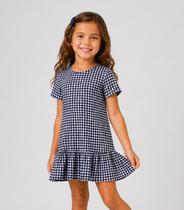 Vestido Infantil Feminino Estampado Select Azul Vestido Infantil Feminino Estampado Select Azul