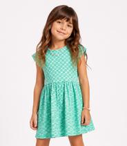 Vestido Infantil Feminino Jacquard Vegas Select Verde Vestido Infantil Feminino Jacquard Vegas Select Verde
