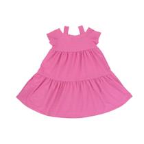 Vestido Infantil Feminino Lussan Duas Marias Rosa - 9334