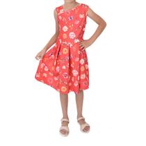 Vestido Infantil Feminino Lussan Jacquard Vermelho - 9206 Vestido Infantil Feminino Lussan Jacquard Vermelho - 9206