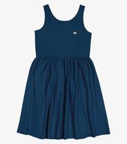 Vestido Infantil Feminino Trick Nick Azul