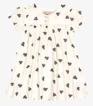 Vestido Infantil Feminino Trick Nick Bege