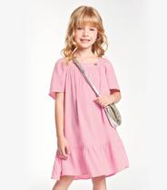 Vestido Infantil Feminino Trick Nick Rosa