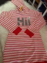 Vestido infantil femuno em moletom, com estampa lantejolas