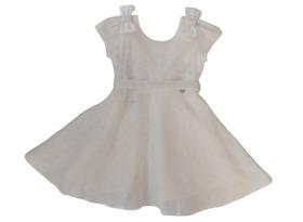 Vestido Infantil Festa Batizado Ano Novo Off Luxo 233444