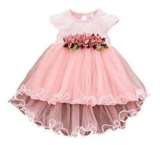 Vestido Infantil Festa Batizado Bebe Casamento Aniversário - anjo da mamãe Vestido Infantil Festa Batizado Bebe Casamento Aniversário - anjo da mamãe