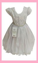 Vestido Infantil Festa Branco