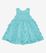 Vestido Infantil Festa Com Tule Bordado Trick Nick