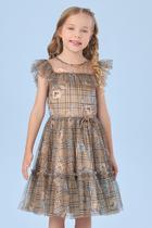 Vestido Infantil Festa Estampado Ursos Petit Cherie Vestido Infantil Festa Estampado Ursos Petit Cherie