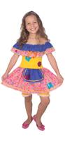 Vestido infantil festa junina colorido-sortido caipirinha - BABY BRINK