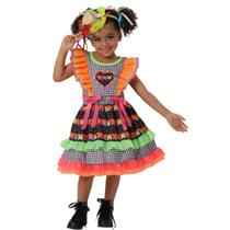 Vestido Infantil Festa Junina Menina Brigida Caipirinha Vestido Infantil Festa Junina Menina Brigida Caipirinha