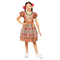 Vestido Infantil Festa Junina Quadrilha Menina Caipirinha Chica Vestido Infantil Festa Junina Quadrilha Menina Caipirinha Chica