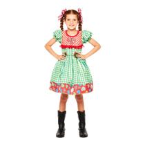 Vestido Infantil Festa Junina Quadrilha Menina Caipirinha Marinete Vestido Infantil Festa Junina Quadrilha Menina Caipirinha Marinete
