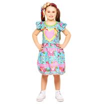 Vestido Infantil Festa Junina Quadrilha Menina Caipirinha Mariquinha Vestido Infantil Festa Junina Quadrilha Menina Caipirinha Mariquinha