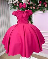 Vestido Infantil Festa Luxo Ravena Pink - Elegante e Sofisticado