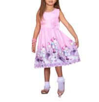 Vestido Infantil Festa Menina Aniversario Criança Passeio Vestido Infantil Festa Menina Aniversario Criança Passeio