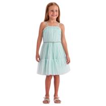 Vestido infantil festa petit cherie verde água 3127160 Vestido infantil festa petit cherie verde água 3127160