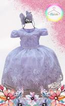 Vestido Infantil Festa Realeza Branco Vestido Infantil Festa Realeza Branco